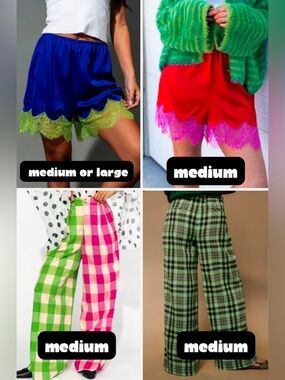 ISOs (not for sale!) Dressed in Lala shorts and pants